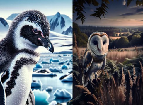 Penguin size variation from Antarctica to Galapagos